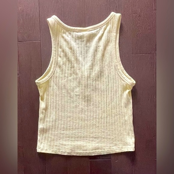 BP / Light Yellow Ribbed Tank - Picture 3 of 5